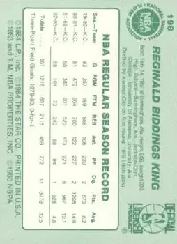 Back of Reggie King