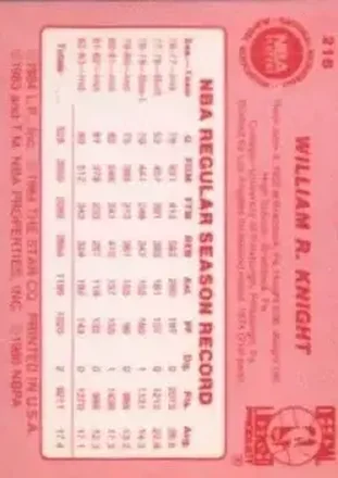 Verso de Billy Knight