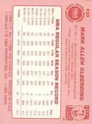Verso de Mark Olberding