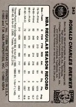 Back of Ron Brewer
