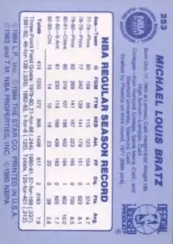 Back of Mike Bratz