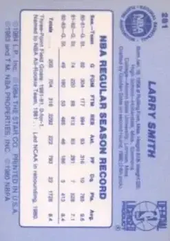 Back of Larry Smith
