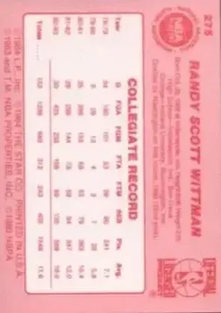 Retro di Randy Wittman
