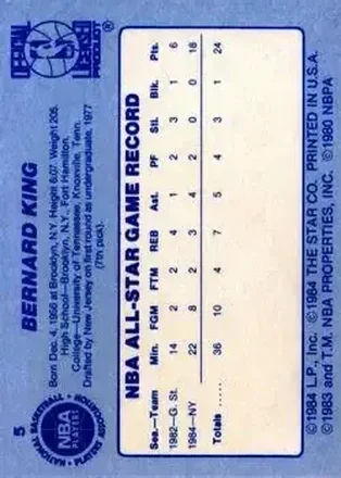 Reverso de Bernard King