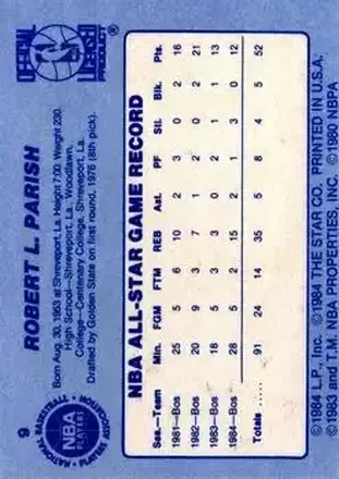Tył: Robert Parish