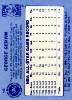 Back of George Gervin