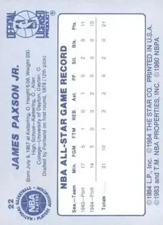 Retro di Jim Paxson