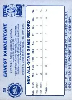 Back of Kiki Vandeweghe