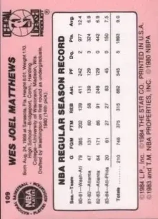 Reverso de Wes Matthews