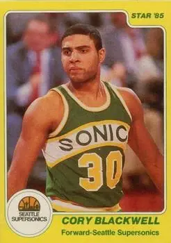 1984-85 Star #114 Cory Blackwell