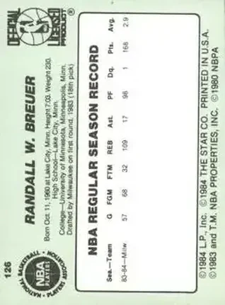 Randy Breuer back