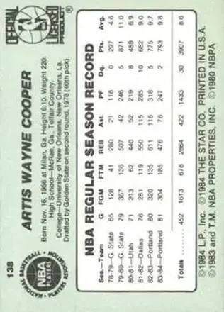 Wayne Cooper Rückseite