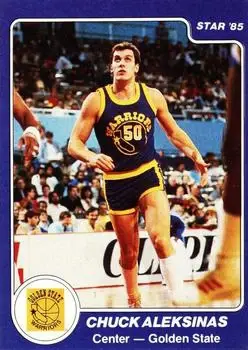 1984-85 Star #150 Chuck Aleksinas