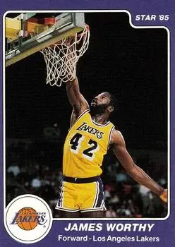 1984-85 Star #184 James Worthy
