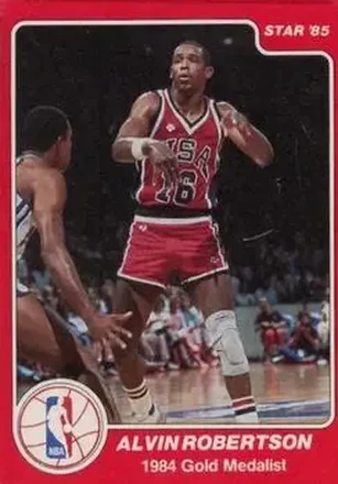1984-85 Star #198 - Alvin Robertson - USA 1984-85 Star #198 - Alvin Robertson - USA