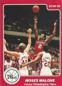 1984-85 Star #201 Moses Malone