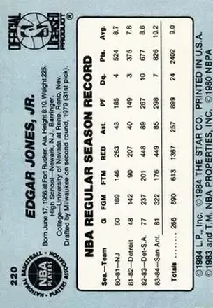 Reverso de Edgar Jones