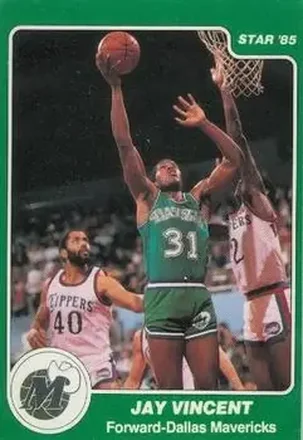 1984-85 Star #260 - Jay Vincent - Dallas Mavericks