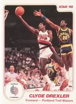 1985-86 Star #106 Clyde Drexler