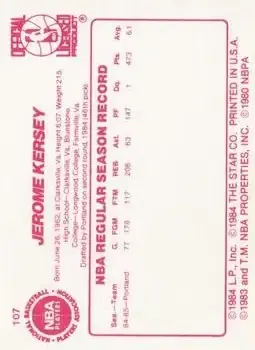 Back of Jerome Kersey