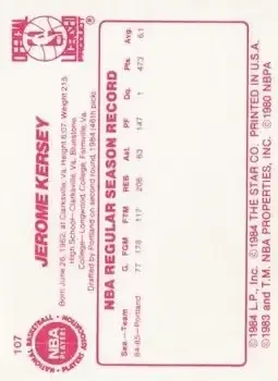 Back of Jerome Kersey