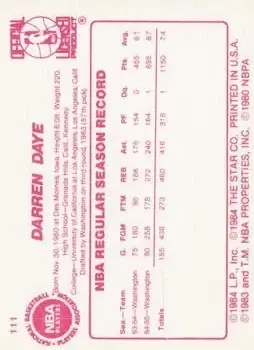 Back of Darren Daye