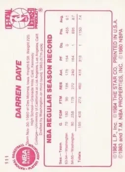 Back of Darren Daye