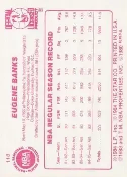 Back of Gene Banks