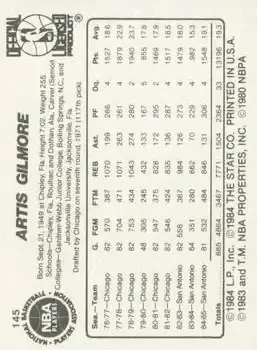 Back of Artis Gilmore