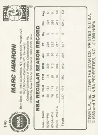 Verso de Marc Iavaroni