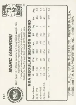 Back of Marc Iavaroni