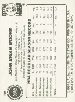 Back of Johnny Moore