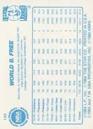 World B. Free 背面