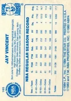 Back of Jay Vincent