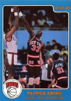 1985-86 Star #166 Patrick Ewing