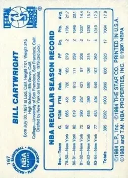 Back of Bill Cartwright