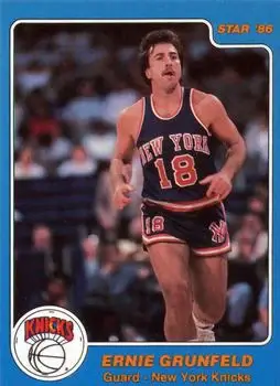 1985-86 Star #169 Ernie Grunfeld