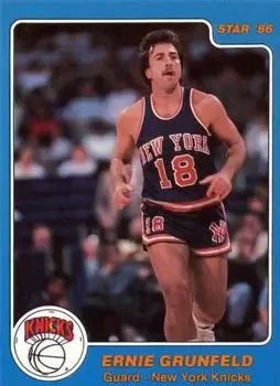 Front of Ernie Grunfeld