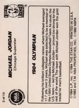 Back of Michael Jordan