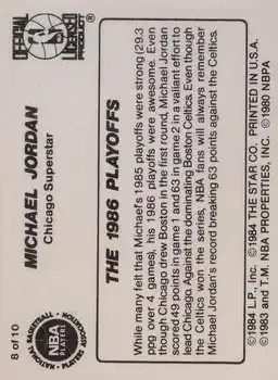 Back of Michael Jordan