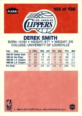 Derek Smith Rückseite
