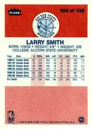 Larry Smith Rückseite
