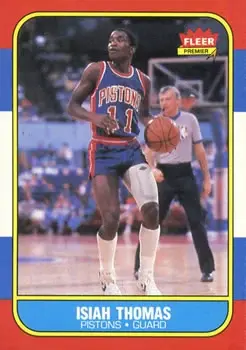 1986-87 Fleer #109 Isiah Thomas