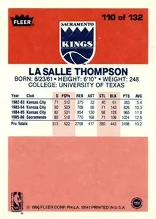 LaSalle Thompson Rückseite