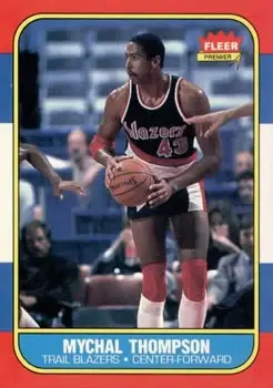 1986-87 Fleer #111 Mychal Thompson