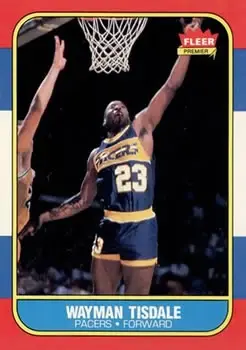 1986-87 Fleer #113 Wayman Tisdale