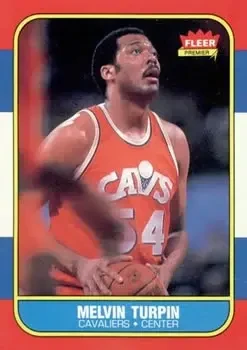 1986-87 Fleer #116 Mel Turpin