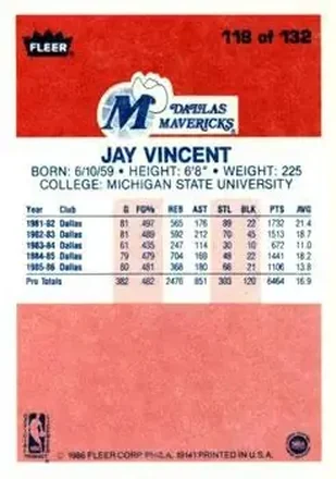 Jay Vincent Rückseite