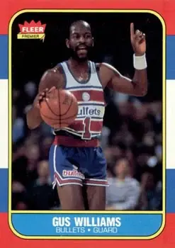 1986-87 Fleer #124 Gus Williams