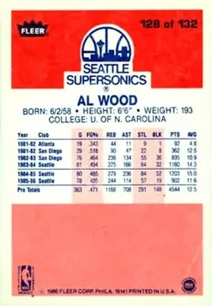 Al Wood Rückseite